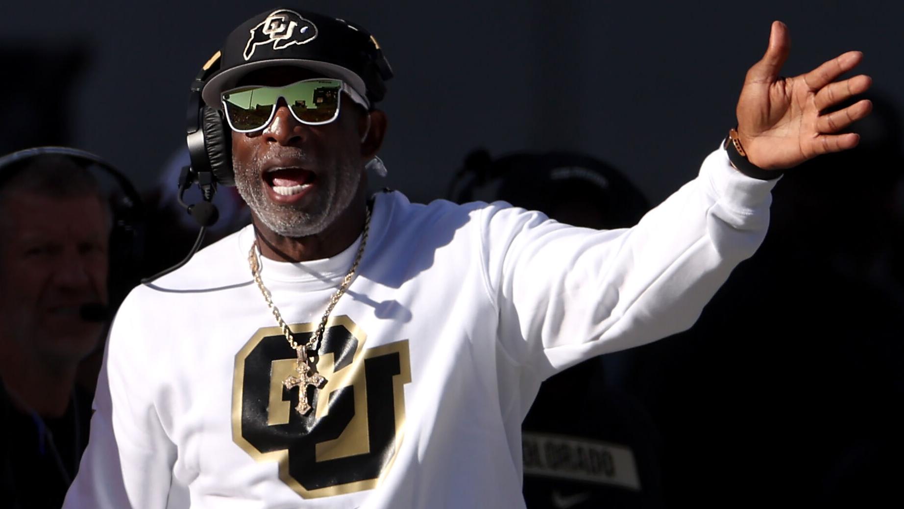 Colorado's Deion Sanders focused on beating Arizona, not health concerns